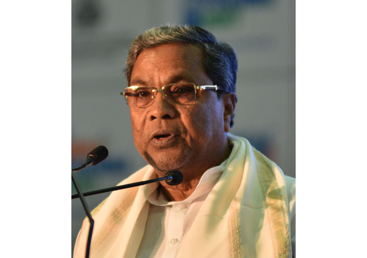  Congress legislature party leader, Siddaramaiah (Photo/ B H Shivakumar)
