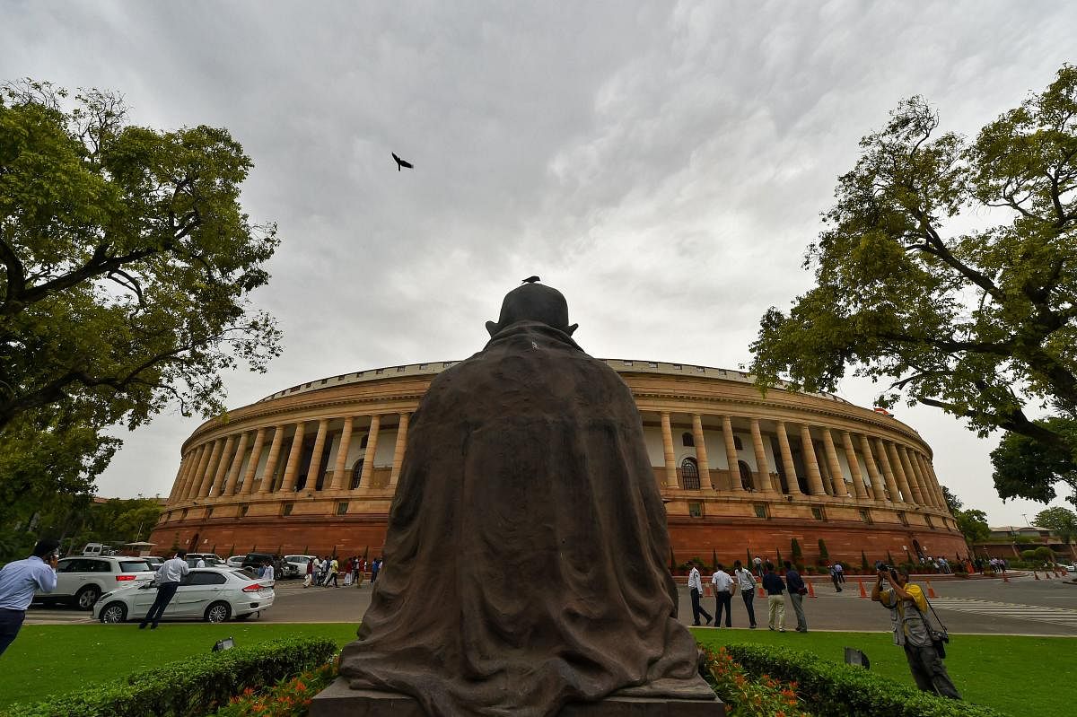 A view of Parliament House. (PTI Photo)