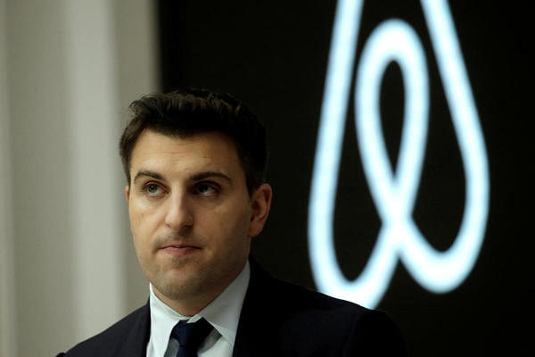 Chief executive and co-founder of Airbnb Brian Chesky. (Reuters photo)