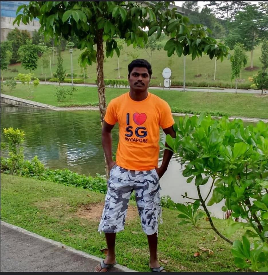 An online crowdfunding campaign has been opened till November 14, which, as of Wednesday night, has collected SGD 57,000 to support Velmurugan Muthian's family comprising his pregnant wife, elderly parents and younger brother. Photo/Facebook (itsrainingraincoats)