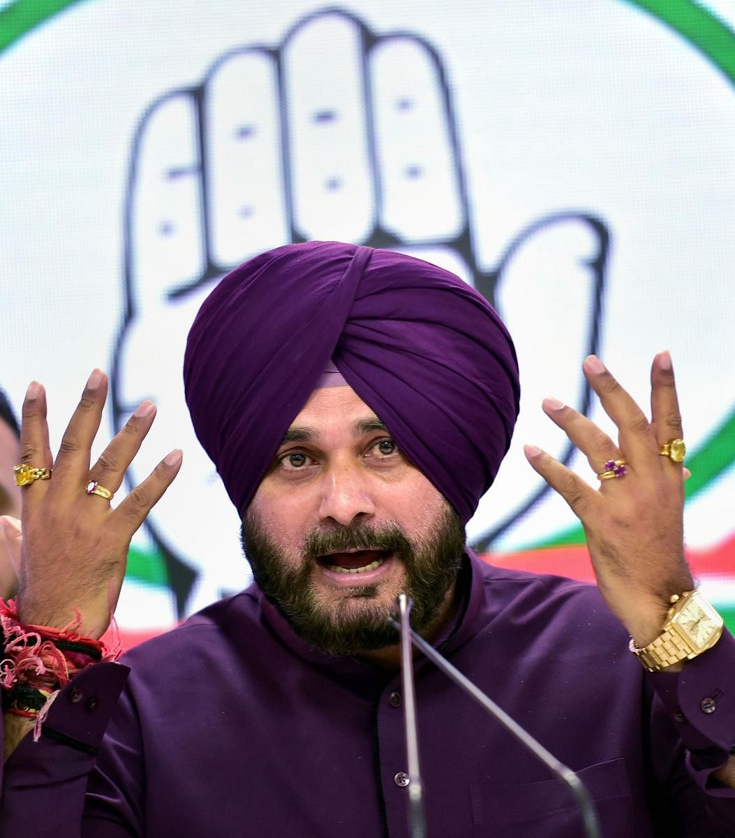 "While you are talking of Navjot Singh Sidhu, I must say nobody can deny the contribution he has made. It cannot be ignored," Jakhar said in response to a question that hoardings had surfaced in Amritsar, describing Sidhu as the "real hero" for making the corridor a reality. Photo/PTI