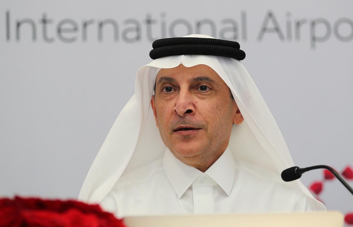 Chief Executive Officer of Qatar Airways Akbar al-Baker. (AFP File Photo)