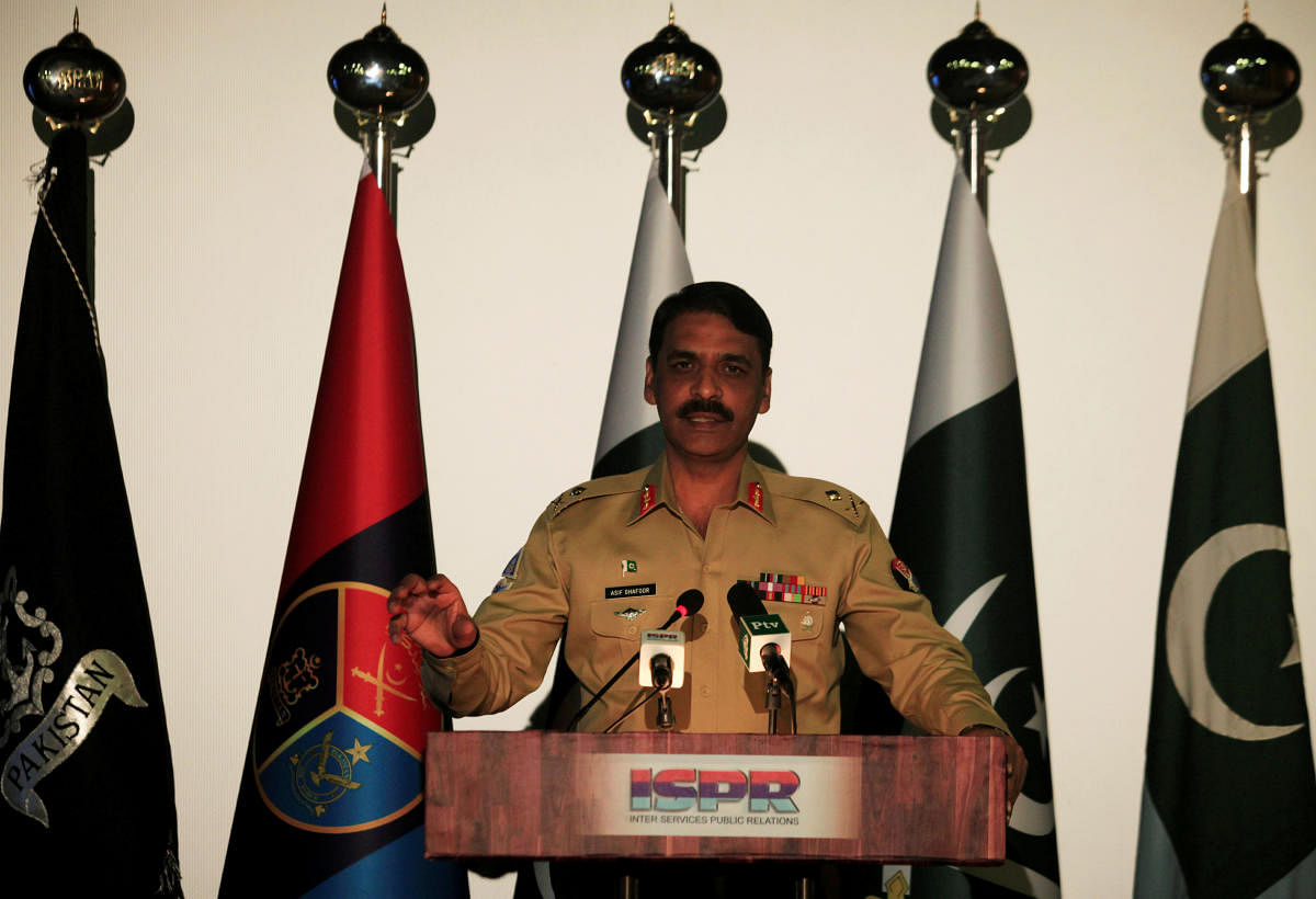 Maj Gen Asif Ghafoor, Pakistan Army spokesman, made the comments in an interview to Hum News Channel when asked if the Army chief will mediate in the ongoing demonstration by the cleric-cum-politician Rehman. Photo/Reuters