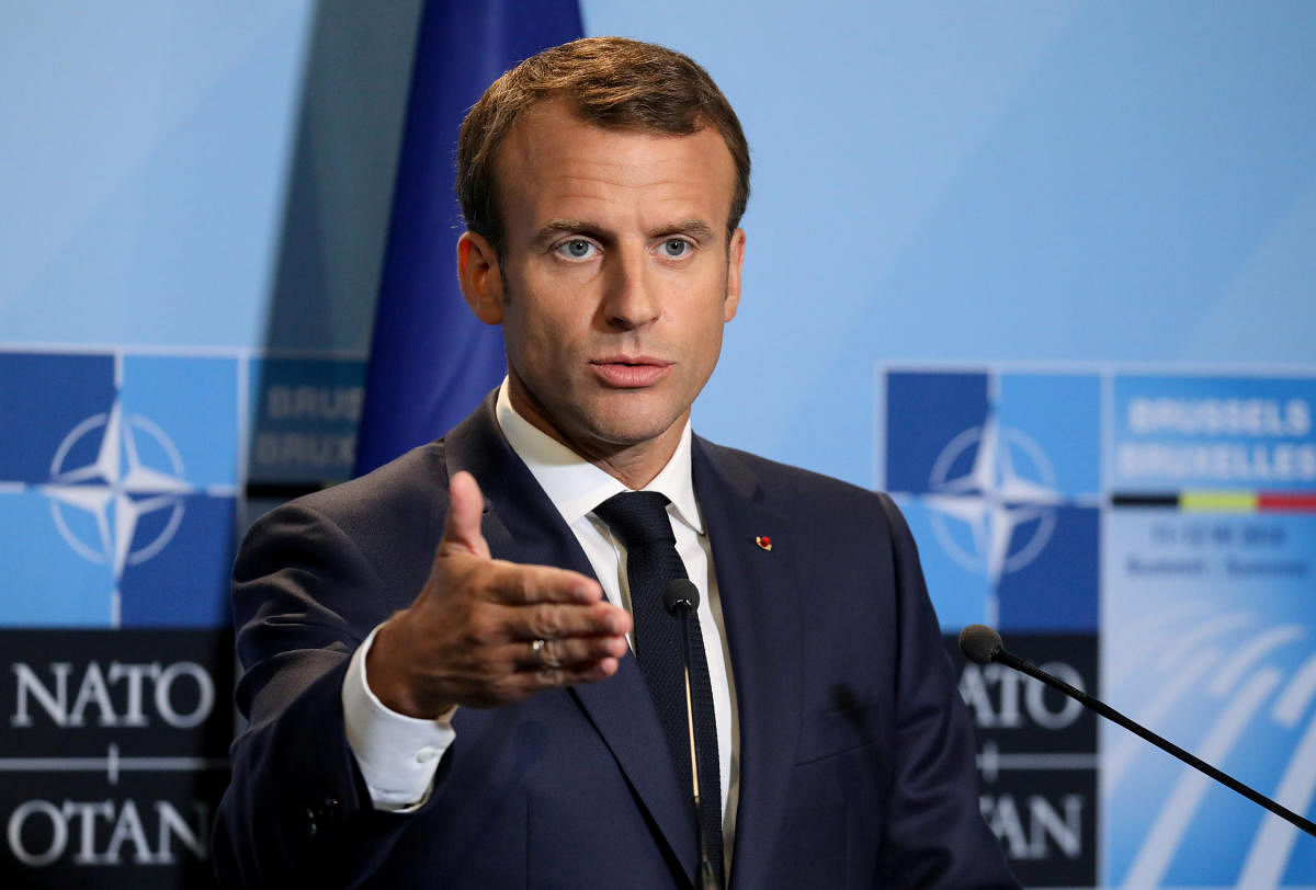 French President Emmanuel Macron. (Reuters photo)