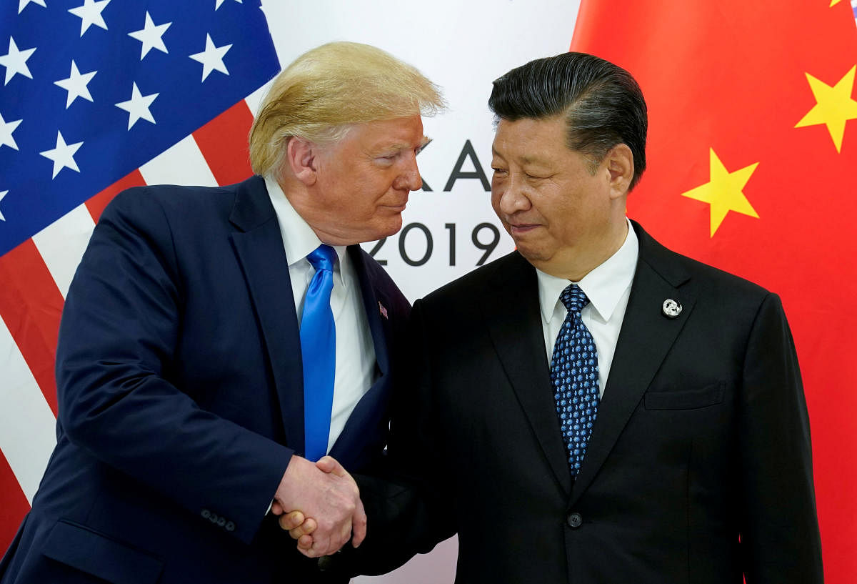 U.S. President Donald Trump meets with China's President Xi Jinping. (Reuters file photo)
