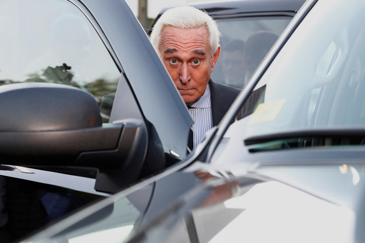 Roger Stone, former campaign adviser to U.S. President Donald Trump. (Reuters photo)