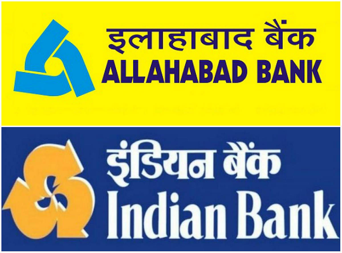 Indian Bank and Allahabad Bank merger. (Screengrab from respective banks)