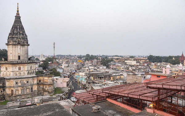 A view of Ayodhya city. (PTI photo)