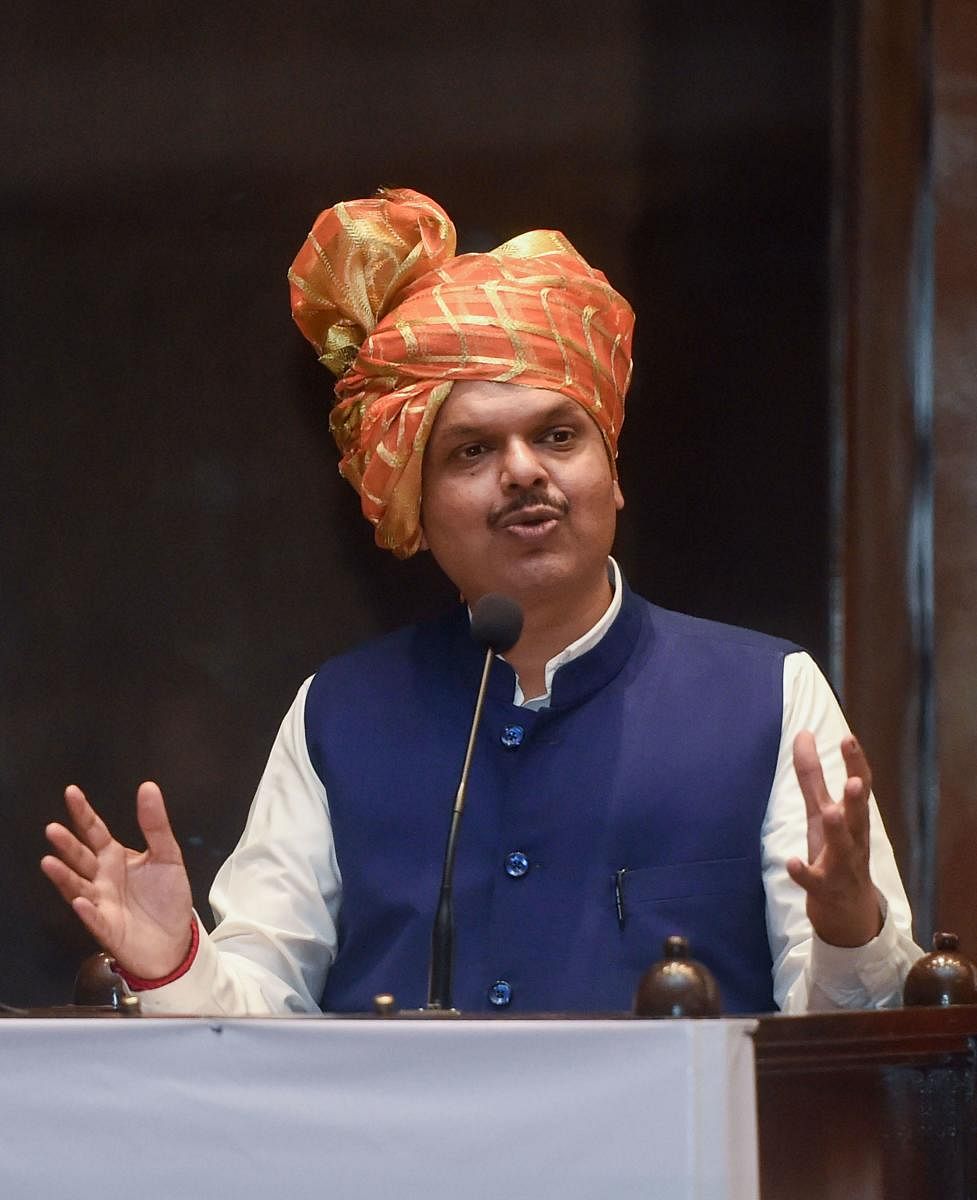 "I welcome this decision. No need to see this decision through any particular glass. People from various backgrounds have accepted this decision," Fadnavis said. Photo/PTI