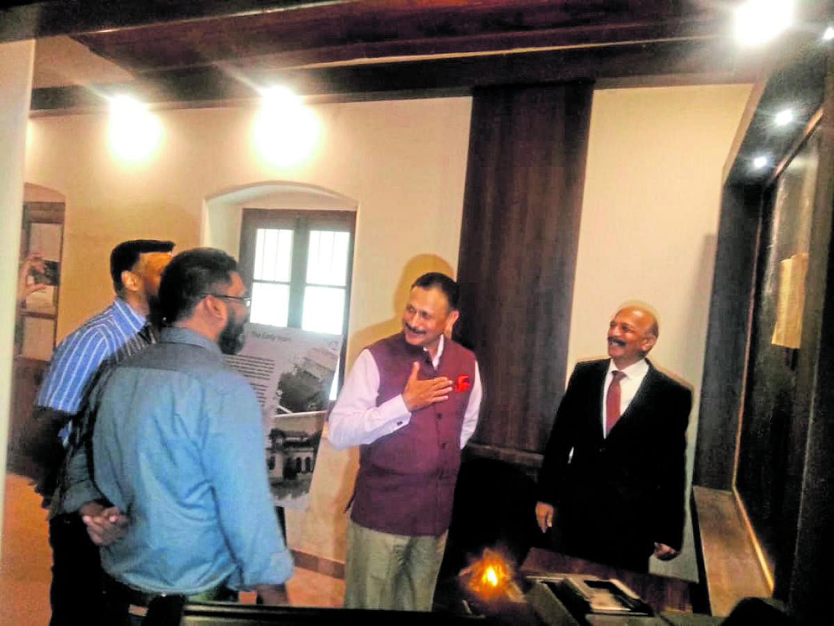Army Training Command General Officer Commanding-in-Chief Lt Gen P C Thimayya visited the under-construction General K S Thimayya Museum in Madikeri on Saturday.