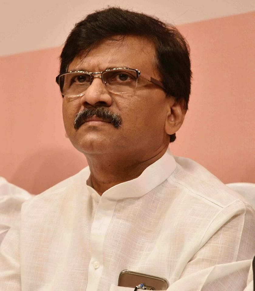 The Shiv Sena "will step in" if no one forms the government, Raut told reporters here. Photo/Facebook (sanjay.raut.100)