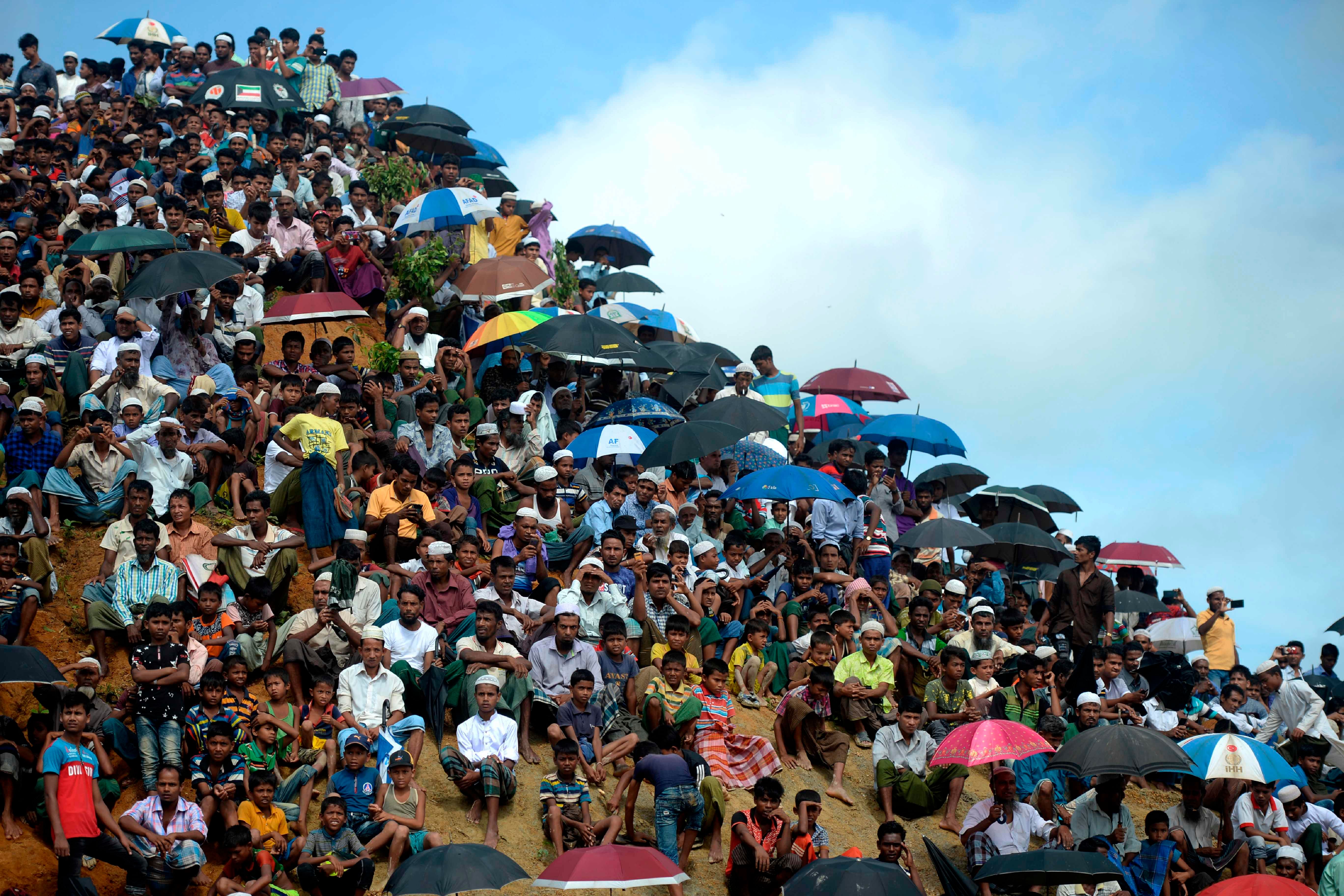 Rohingya refugees. (AFP Photo)