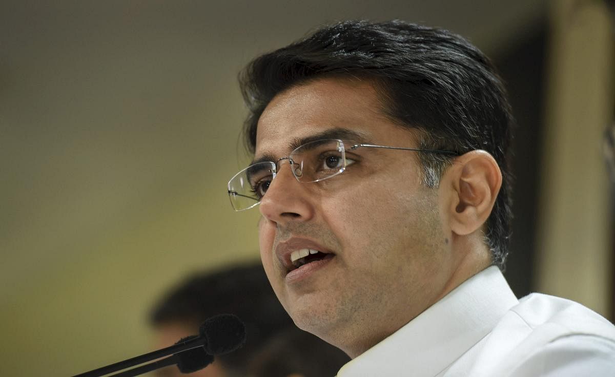 “Despite a pre-poll alliance with the Shiv Sena, the BJP has not been able to form the government in Maharashtra and by doing so, the party has dishonoured the mandate of the people of the state,” said Rajasthan Congress President Sachin Pilot. Photo/PTI