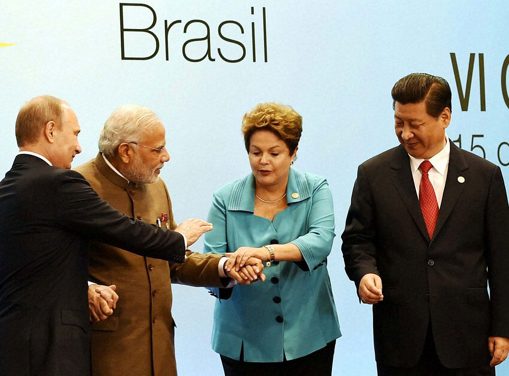 BRICS nations' heads. PTI file photo