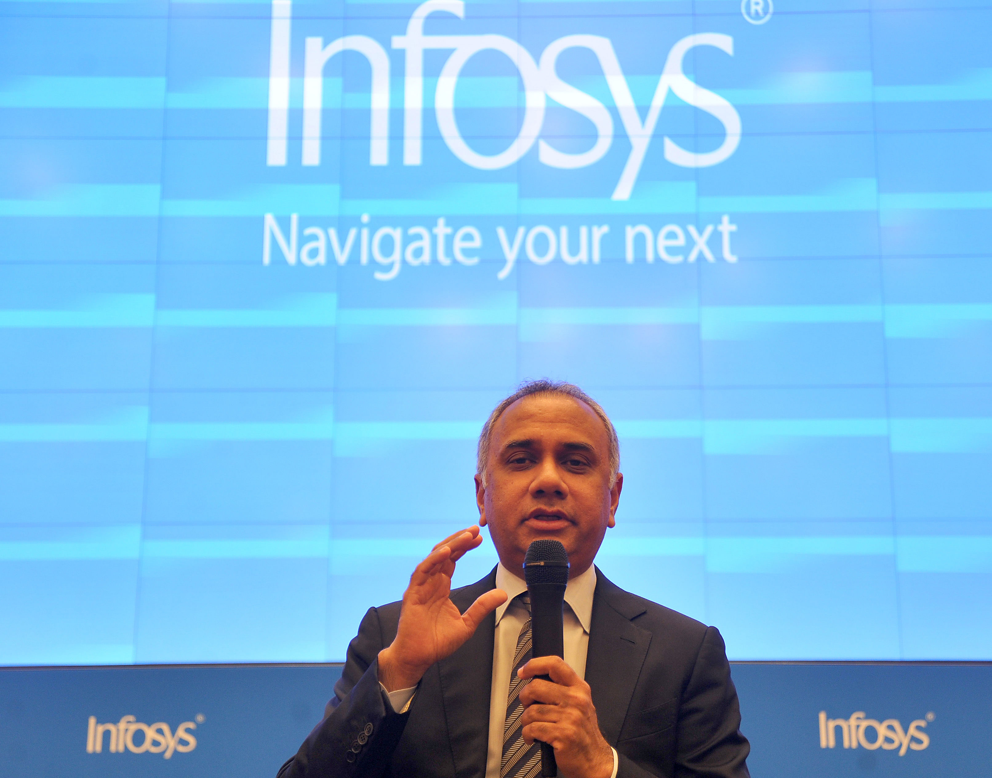Infosys CEO and MD Salil Parekh. (DH Photo)
