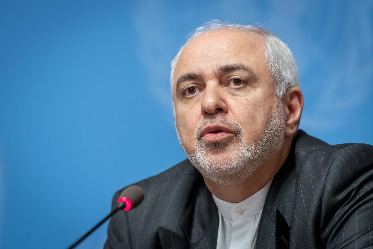 Iranian Foreign Minister Mohammad Javad Zarif. (Photo by AFP)