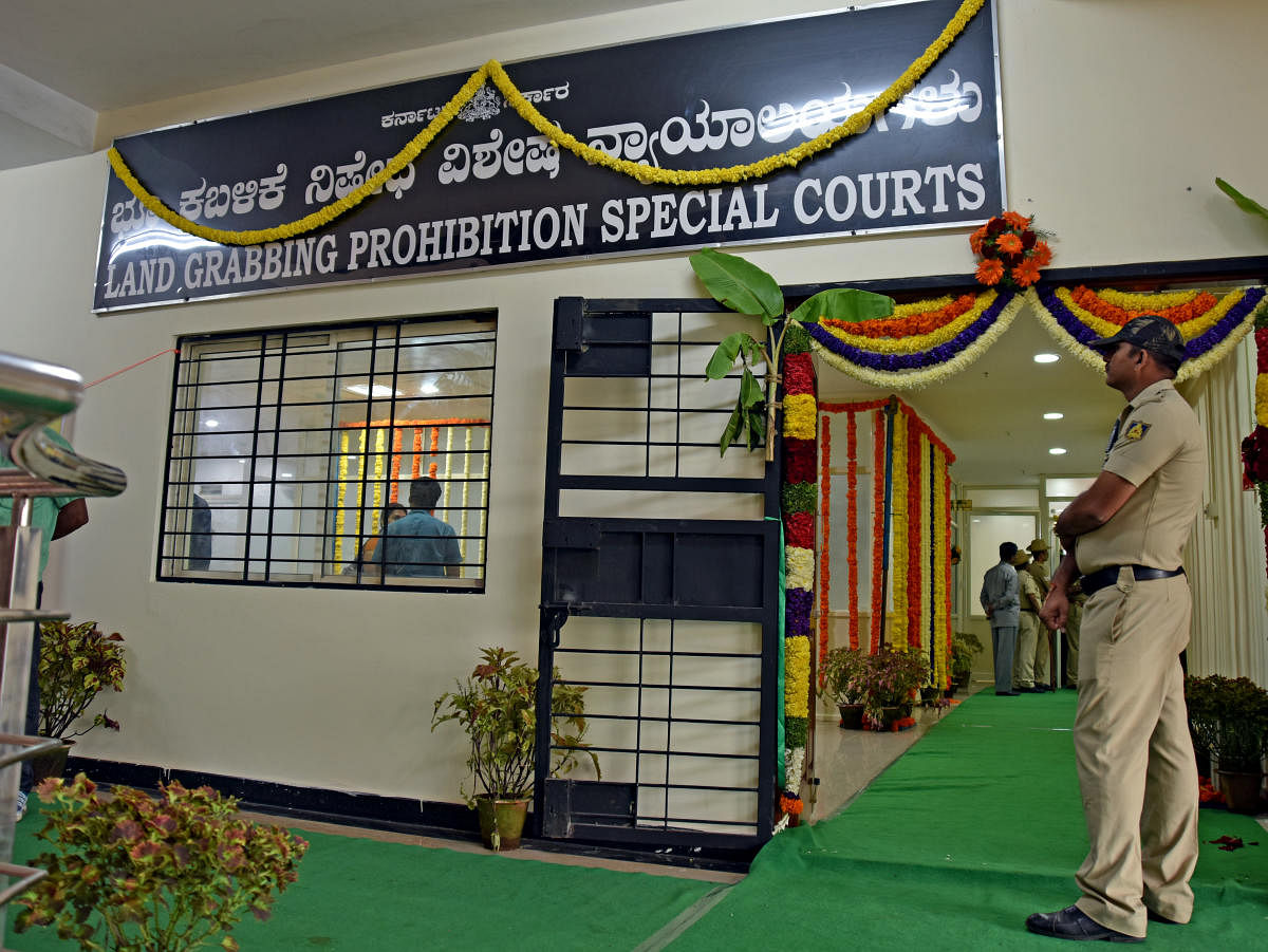 The land grabbing special court has ordered an ACB probe into the transaction. (DH Photo)
