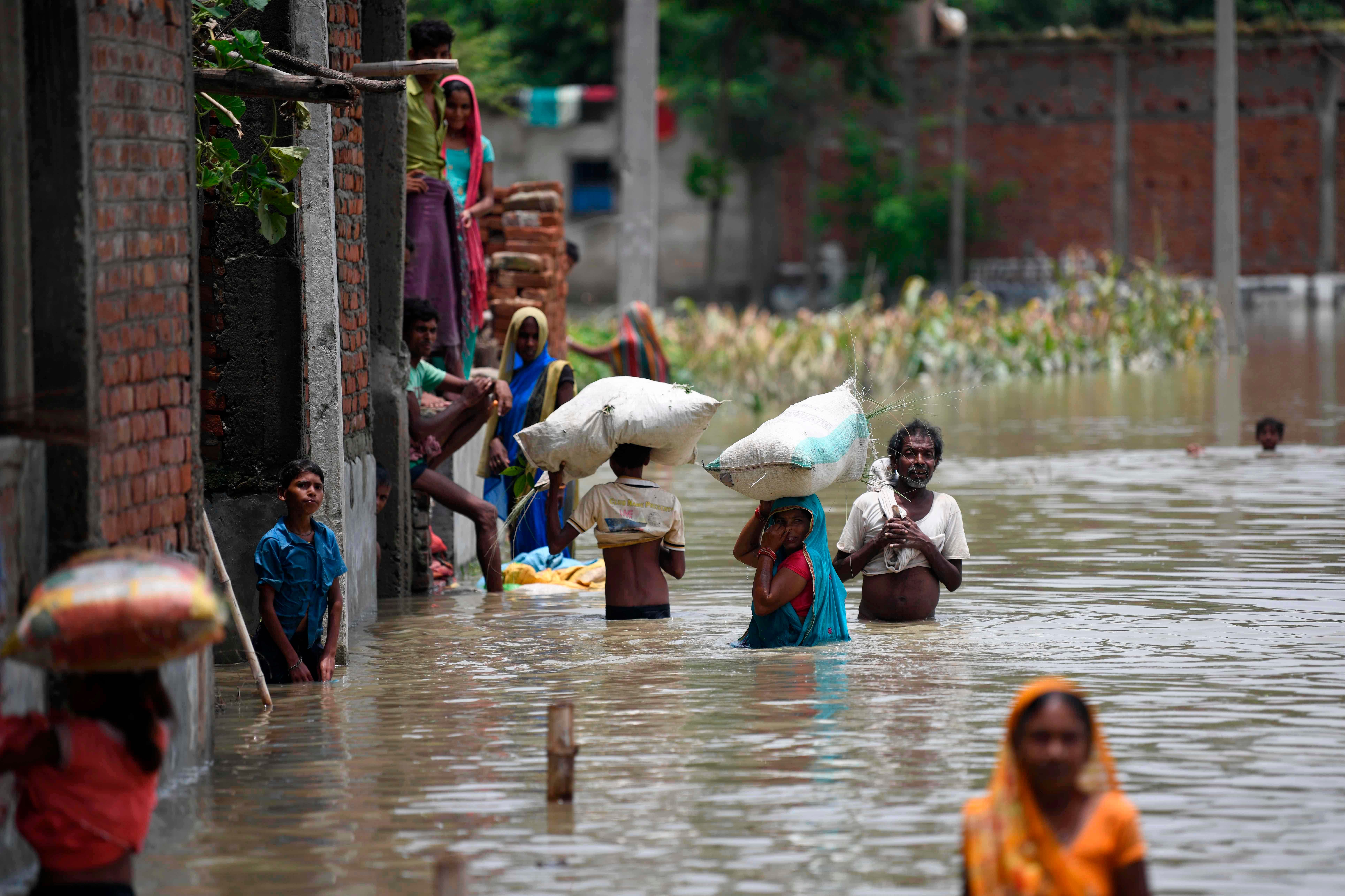 PM has assured all possible help to those affected by nature’s fury. (AFP Photo)