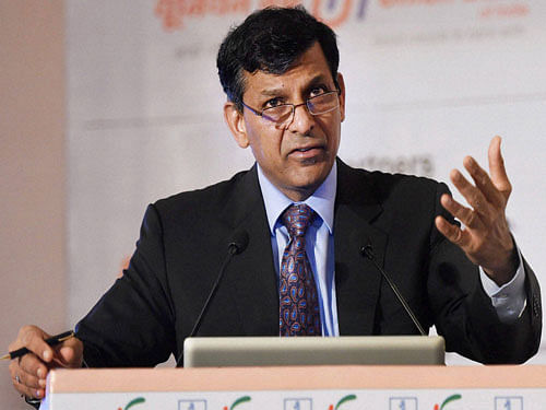 Rajan said as banks adopt differentiated strategies, they should move away from common industry wide compensation structures and common industry wide promotion schemes across all public sector banks. PTI Photo.