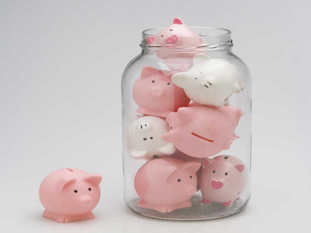 Piggybanks in a jar