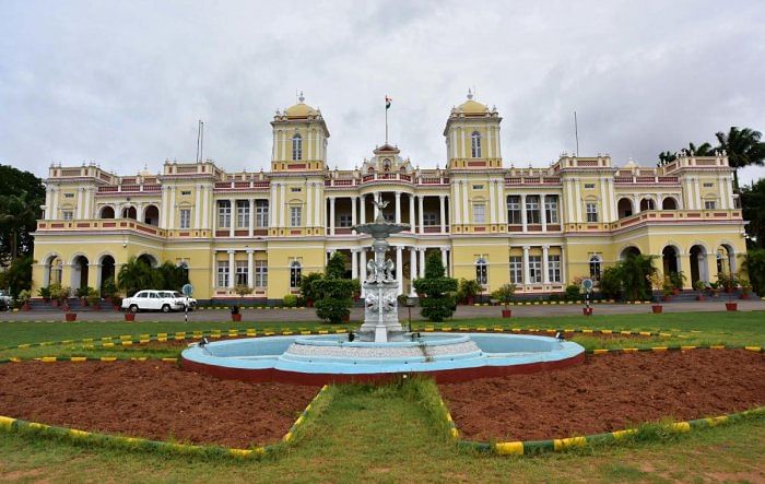 The CFTRI main building, Cheluvamba Mansion, in Mysuru.