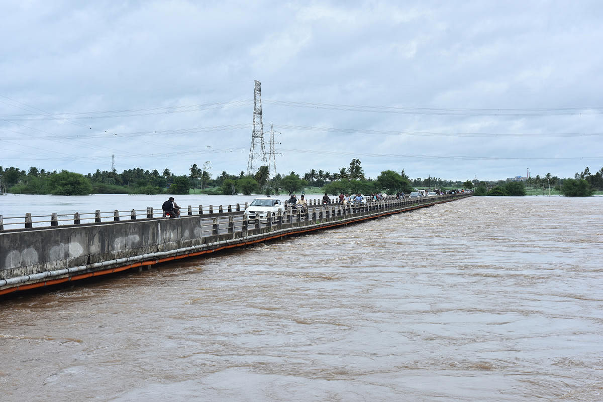 The flood situation in Belagavi district worsened with river Krishna and it’s tributaries continuing to flow above danger mark on Wednesday
