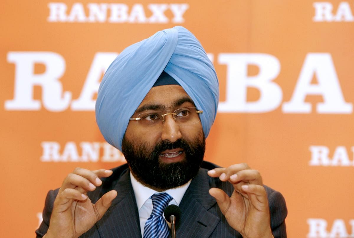 Chief Executive Officer and Managing Director of Indian pharmaceutical company Ranbaxy, Malvinder Singh. (Photo by AFP)