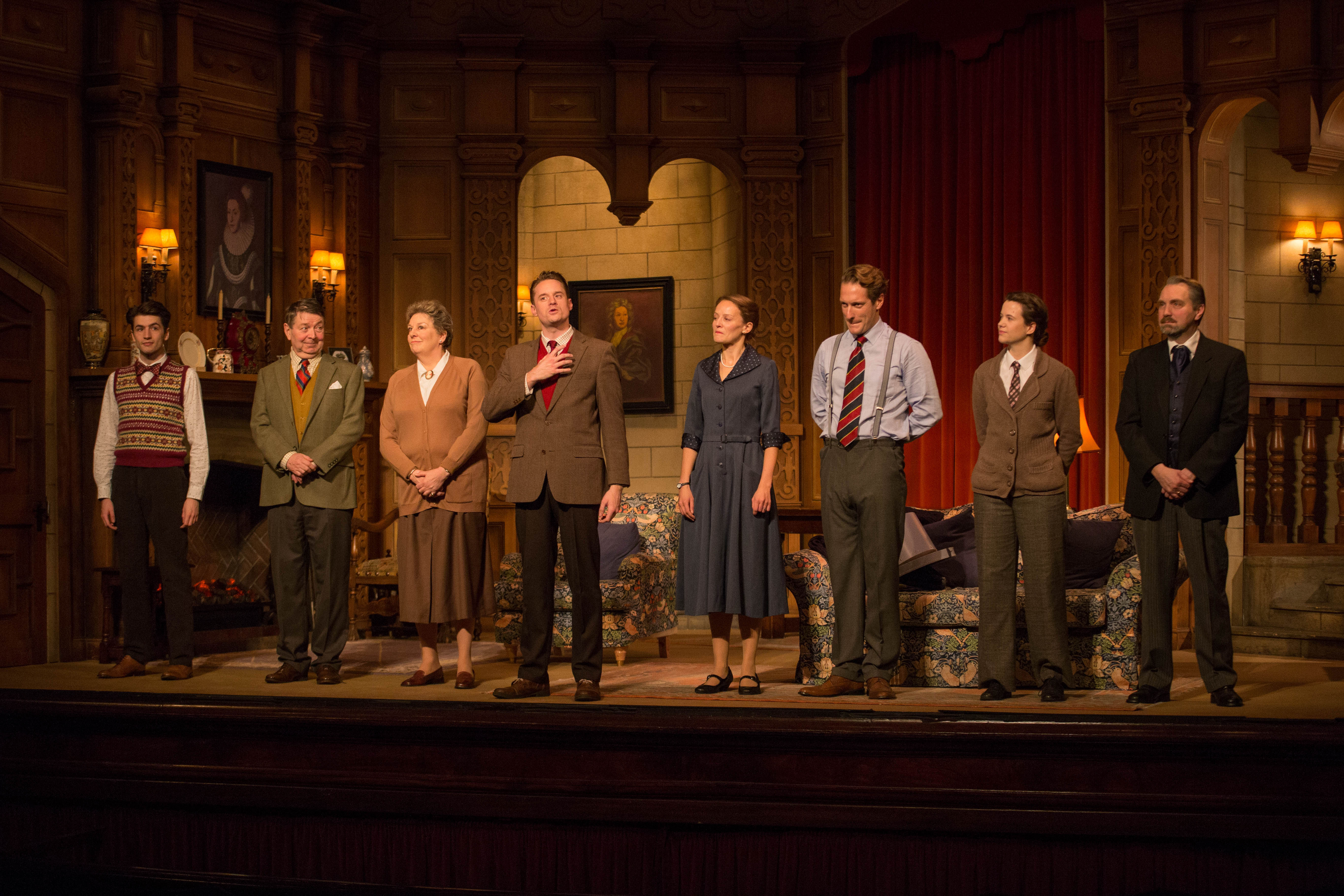 The cast of ‘The Mousetrap’.