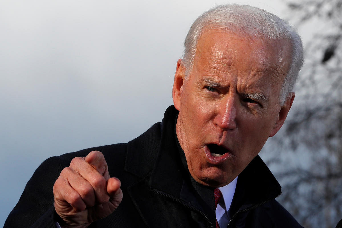 Democratic U.S. presidential candidate Joe Biden (Photo by Reuters)