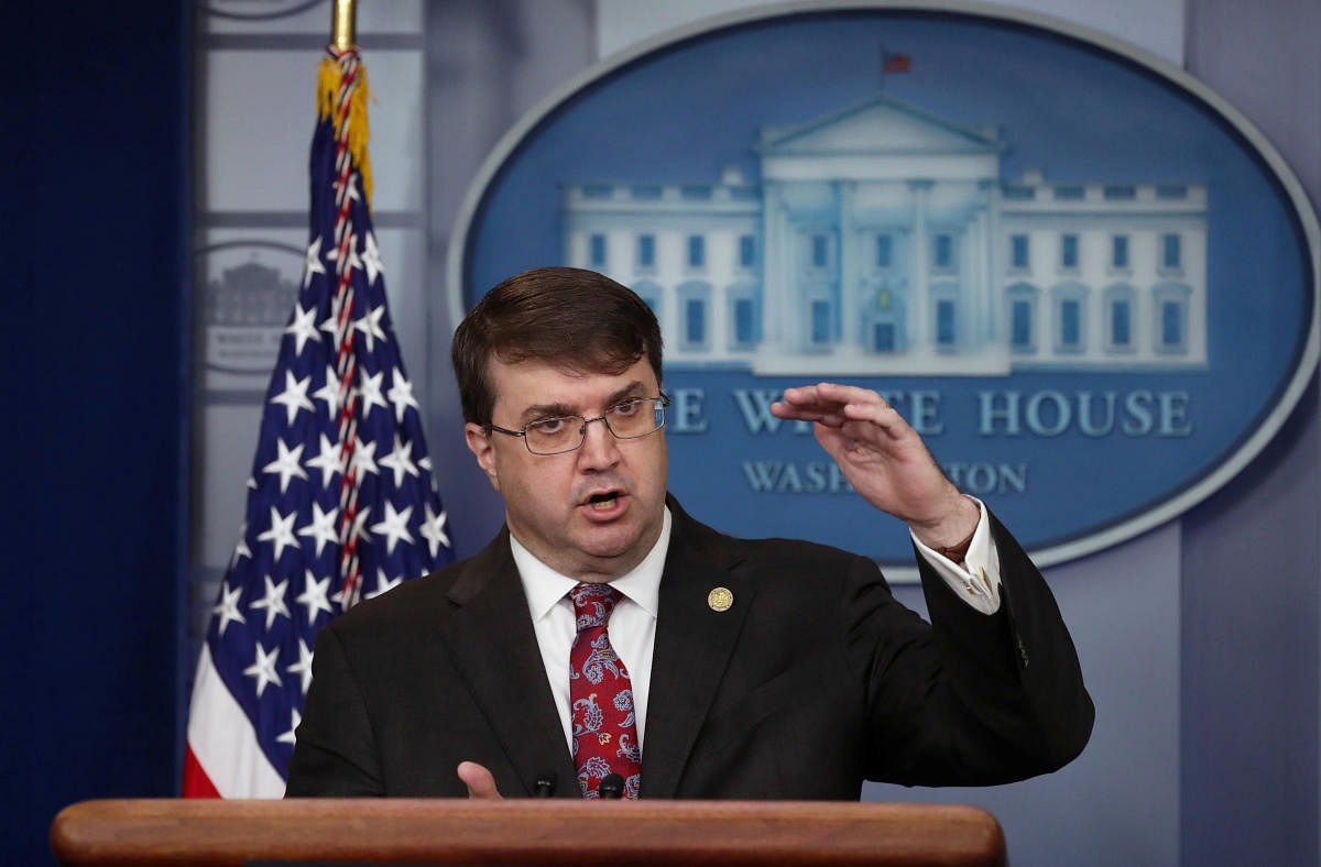 Robert Wilkie, the secretary of Veterans Affairs, US. Representative Image. (Reuters Photo)