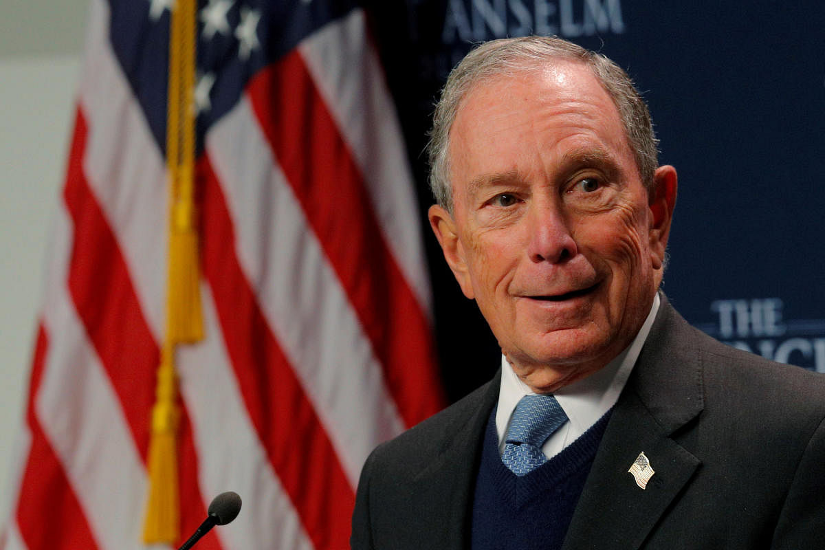  2020 Democratic presidential candidate Michael Bloomberg (Reuters Photo)