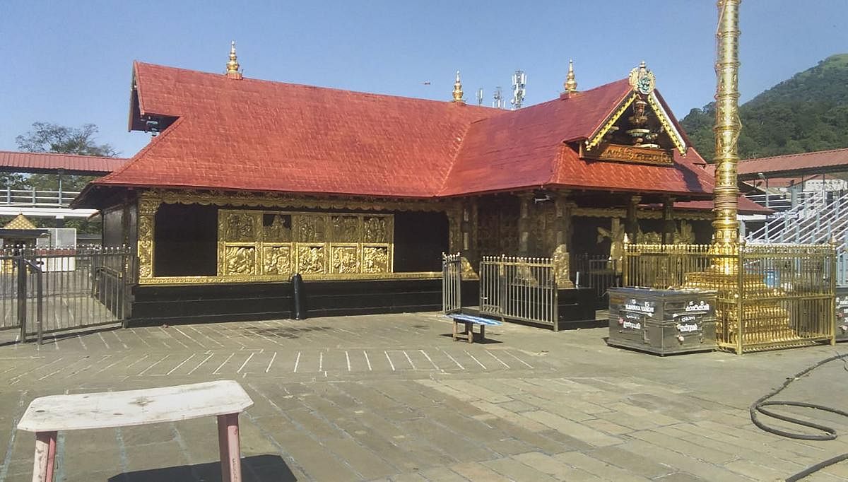 Lord Ayyappa Temple, in Sabarimala, Kerala. (PTI Photo)