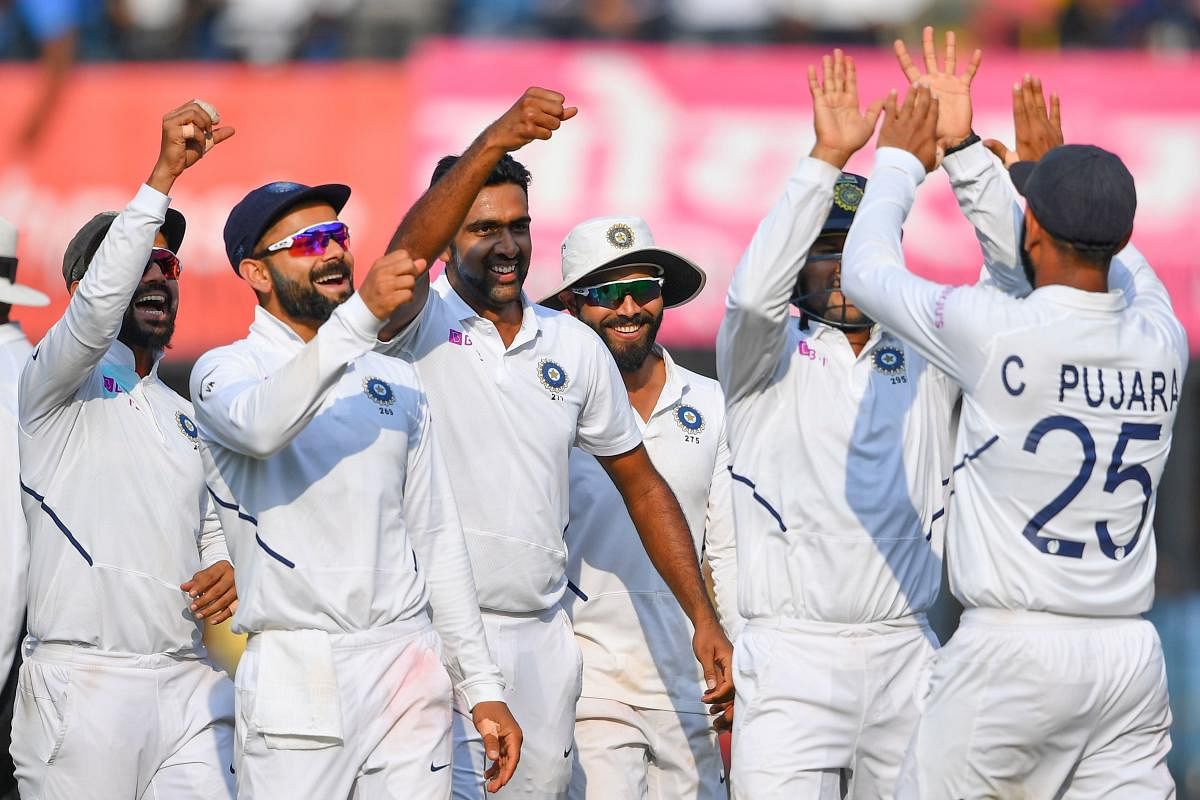 India stormed to yet another victory as they continue to power through in the World Test Championships. AFP
