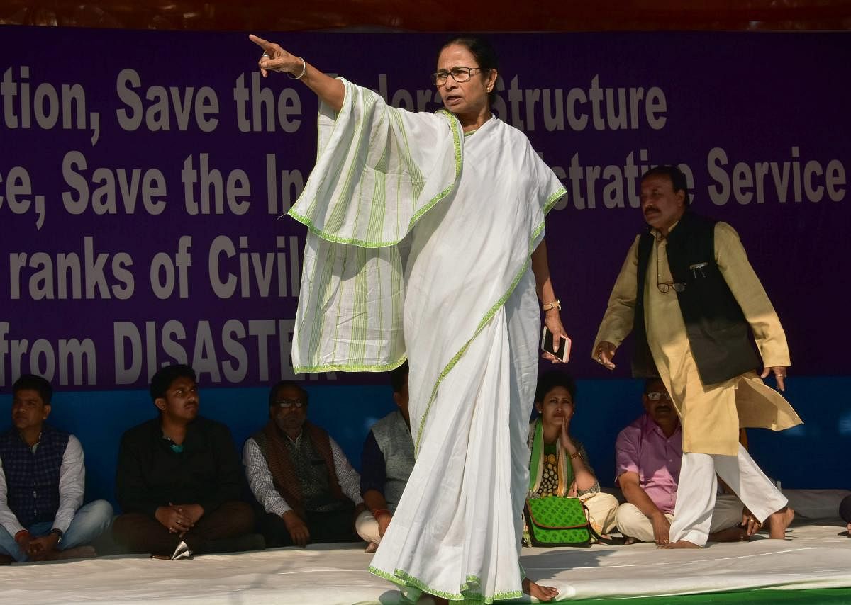 Not only has Mamata been able to stop defections from the TMC to the BJP, but also has surged ahead of the saffron party in terms of public outreach with her Didi Ke Bolo (Speak to Didi) initiative. (PTI File Photo)
