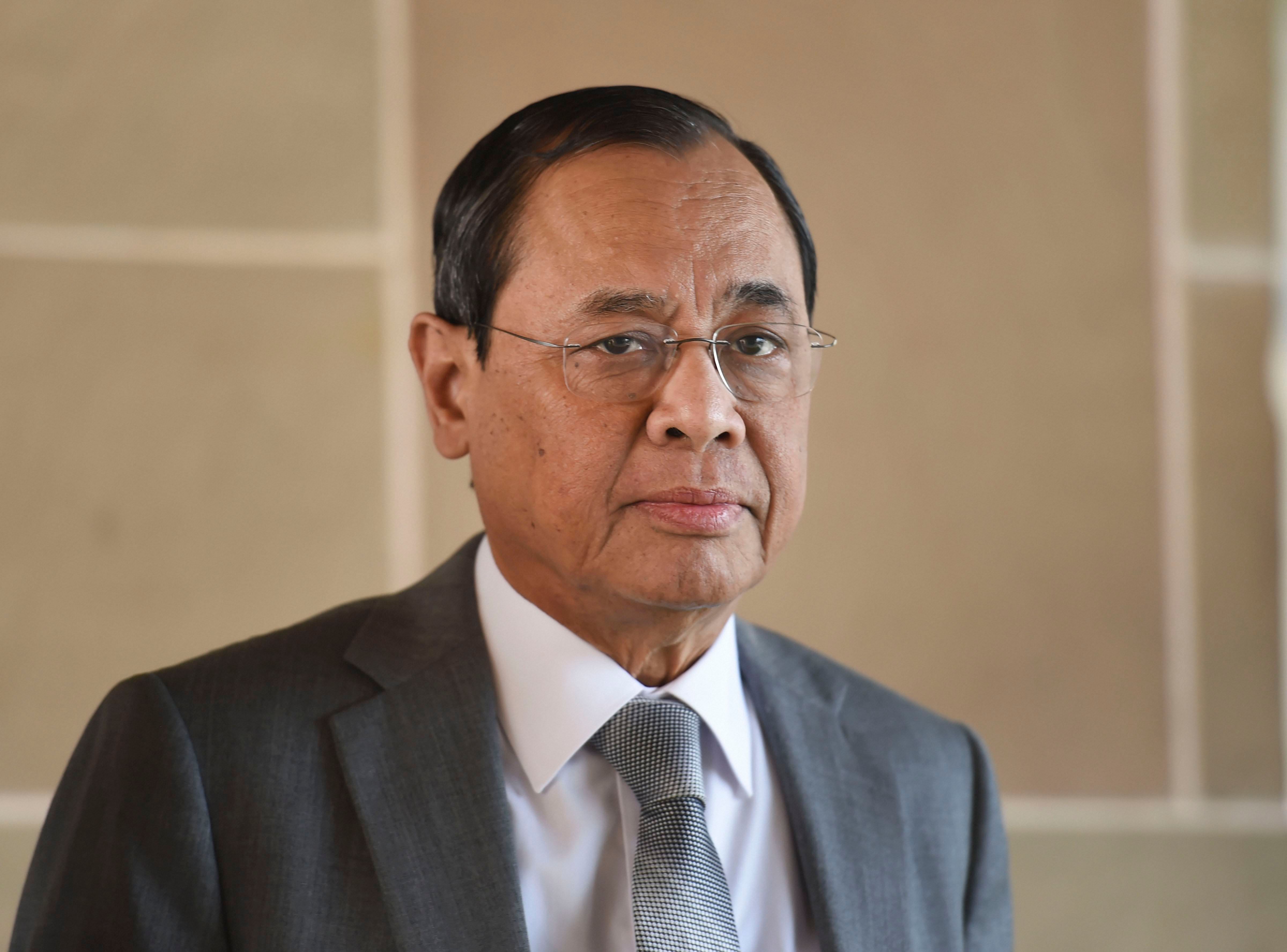 Outgoing Chief Justice of India Justice Ranjan Gogoi. (PTI Photo)