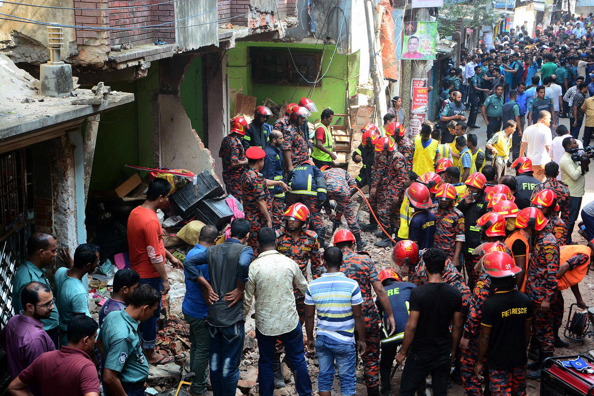Gas pipeline explosion in Chittagong (Reuters Photo)