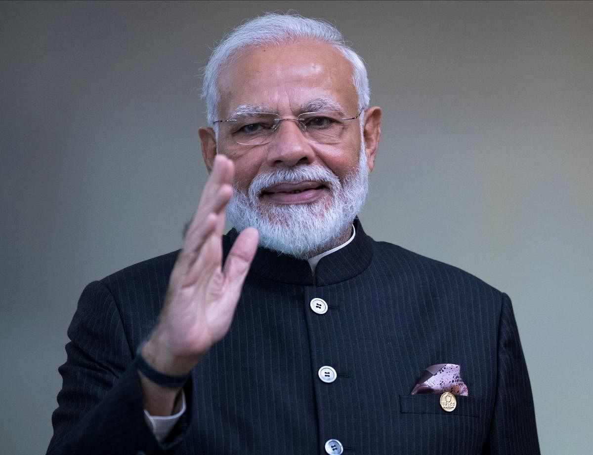 I look forward to working closely with you for deepening the close and fraternal ties between our two countries and citizens, and for peace, prosperity as well as security in our region, tweeted PM Modi. Photo/AFP