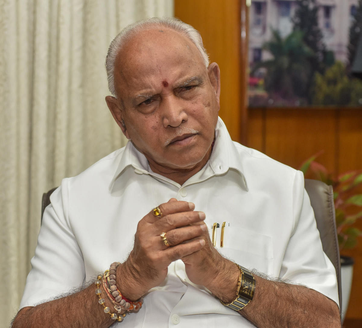 B S Yediyurappa, Chief Minister of Karnataka. (DH Photo)