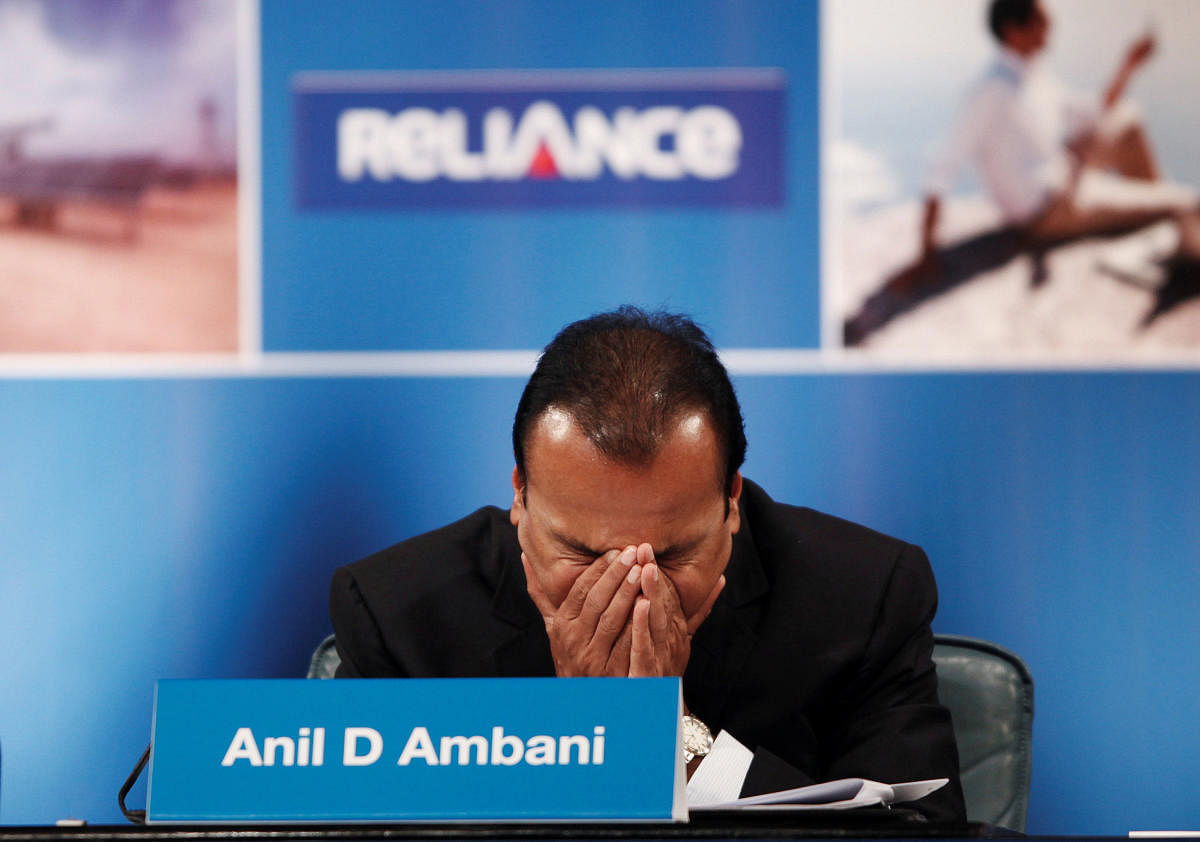 Anil Ambani, Chairman of the Reliance Anil Dhirubhai Ambani Group, attends the annual general meeting of Reliance Communication. (Reuters Photo)