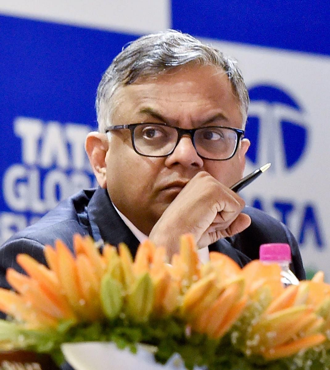 "System is bleeding. All the deadlocks have to be cleared," Tata Sons chairman N Chandrasekaran said. Photo/PTI