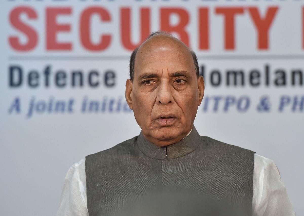 Union Defence Minister Rajnath Singh. ( Photo by PTI)