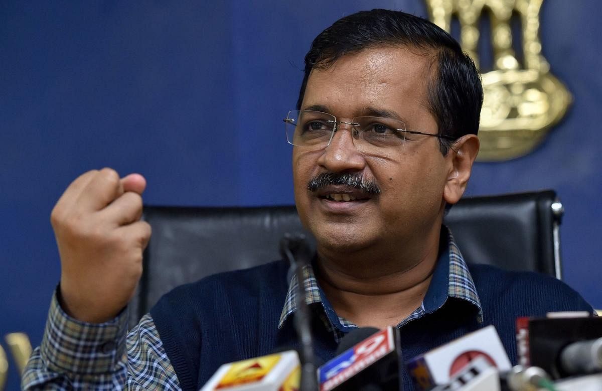 "The sky is clear now, there is no need of it (scheme)", Kejriwal said in a press conference.  (PTI Photo)
