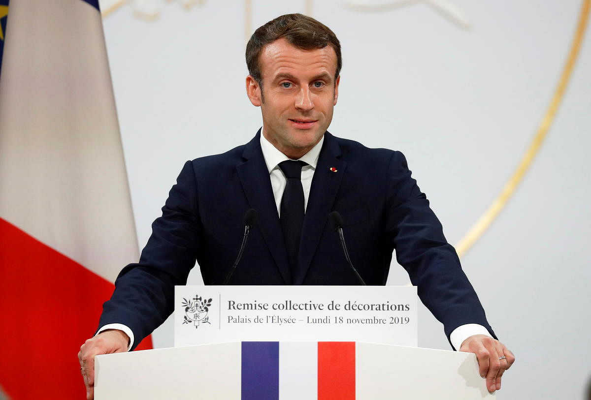 French President Emmanuel Macron (Photo by Reuters)