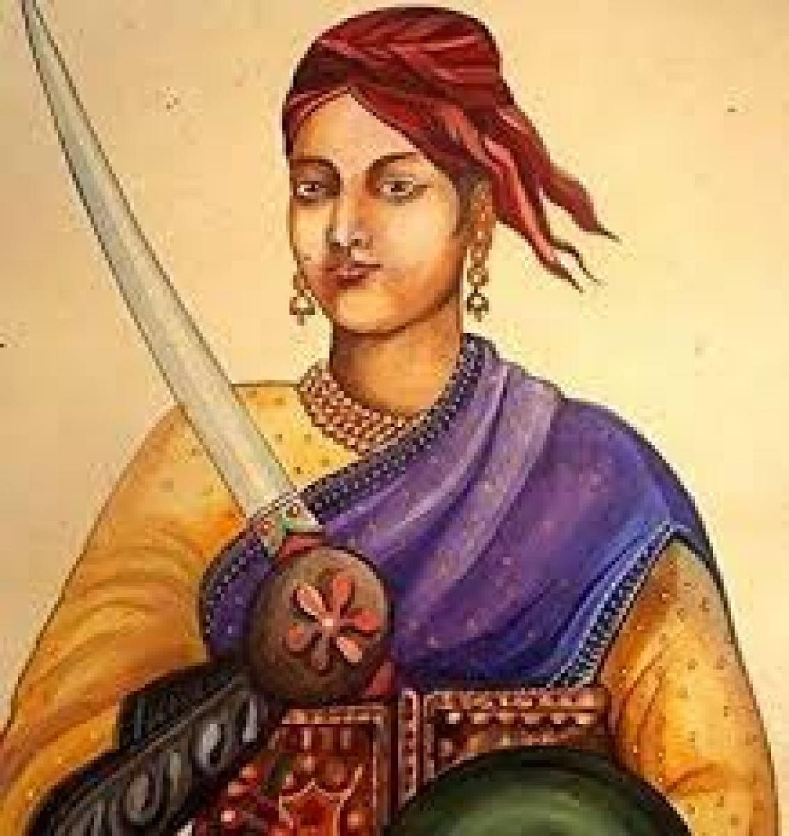 The Picture of Rani Lakshmibai. (Photo by Wikipedia)