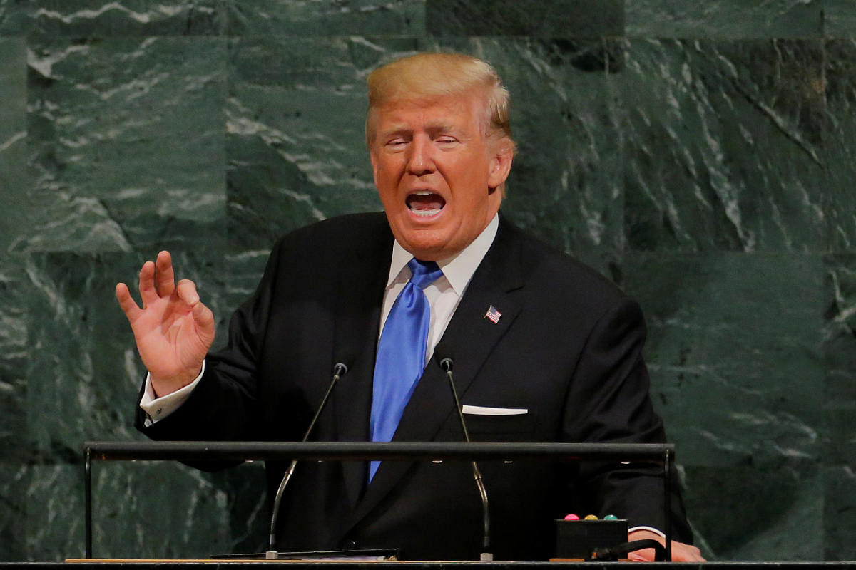 U.S. President Donald Trump. (Photo by REUTERS)