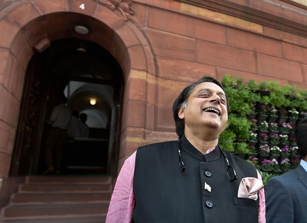 Shashi Tharoor, who heads the Parliamentary Standing Committee on Information Technology, had written a letter to the other panel members. (PTI File Photo)
