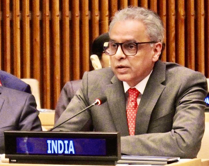 In order to combat this menace, Akbaruddin said the international community will need to keep ahead of the new trends and technologies -- "something that can only be achieved if we work together, with a zero-tolerance approach, bereft of double standards". Photo/ANI