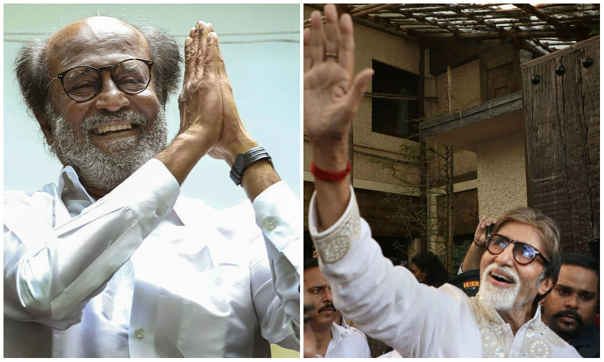 Cinema legends Amitabh Bachchan and Rajinikanth will set the opening of the International Film Festival of India (IFFI) 2019 in Goa. (PTI Photos)