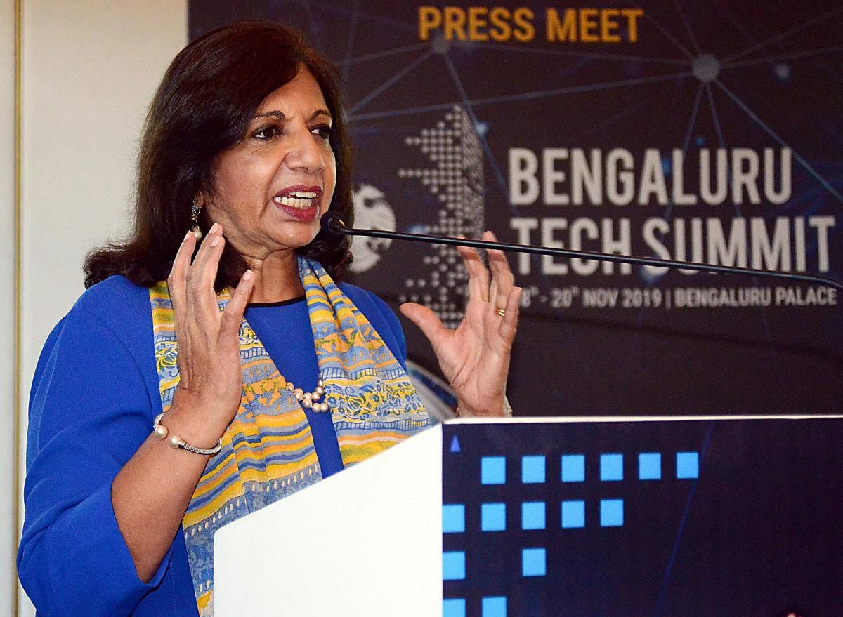 Kiran Mazumdar Shaw, a lead independent director of Infosys