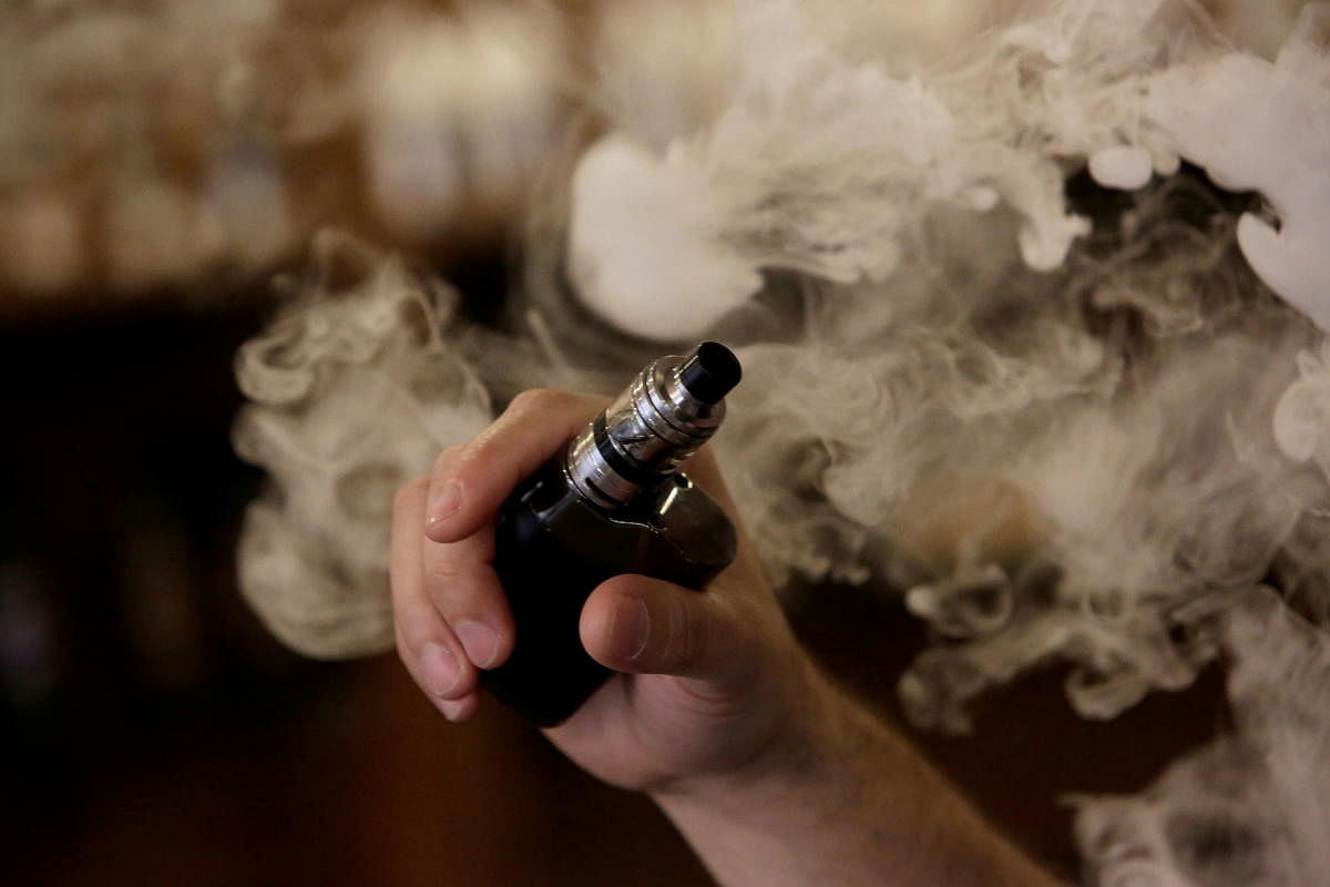 Vaping has been blamed for 42 deaths in the United States since the past summer. Canada has been relatively spared, with only eight identified patients, and no deaths. (Photo by Reuters)